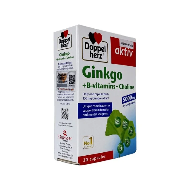 Bổ não Doppel Herz Aktiv Ginkgo + B vitamins + Choline