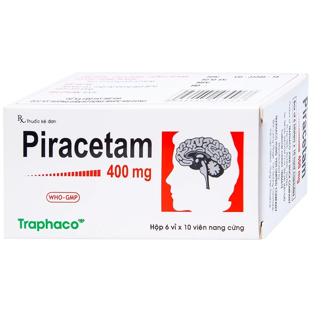 Piracetam 400mg-Traphaco điều trị triệu chứng chóng mặt, suy giảm trí nhớ