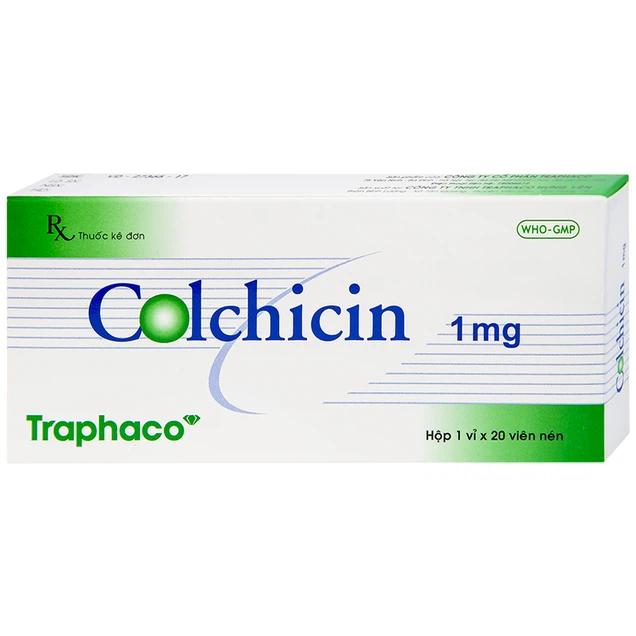 Colchicin 1mg-Traphaco điều trị đợt gout cấp, dự phòng gout tái phát