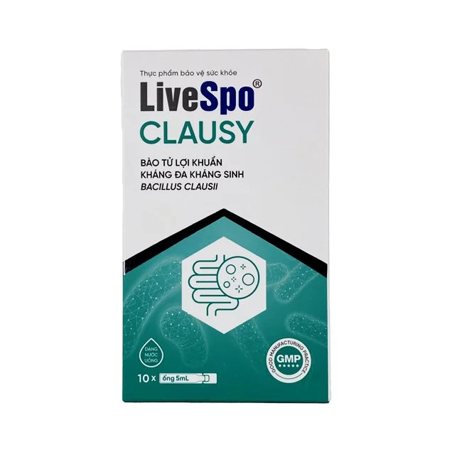 Dung dịch LiveSpo Clausy bổ sung lợi khuẩn, giúp cân bằng hệ vi sinh đường ruột 