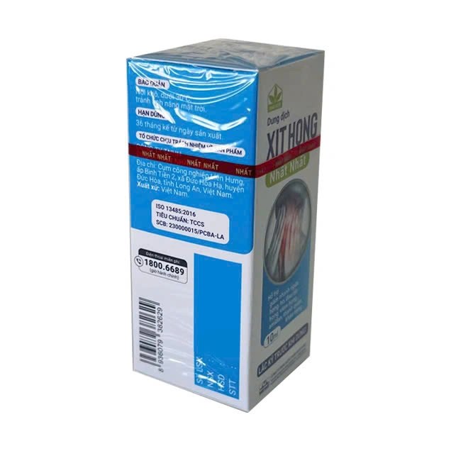 Dung dịch Xịt Họng Nhất Nhất hỗ trợ giảm ngứa họng, ho, viêm họng (20ml)