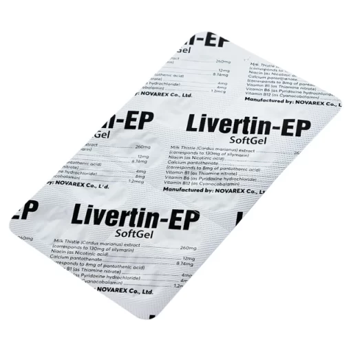 Livertin-EP bổ gan hạ men gan tăng cường chức năng gan mật