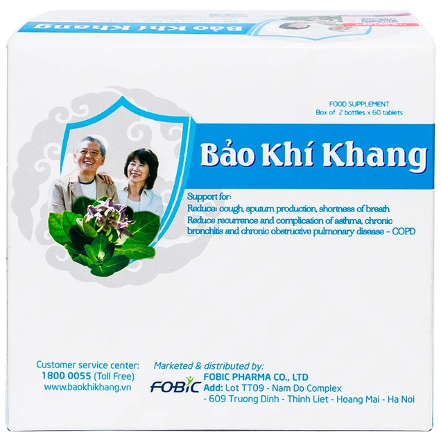 Viên uống Bảo Khí Khang IMC hỗ trợ giảm ho, khạc đờm, khó thở