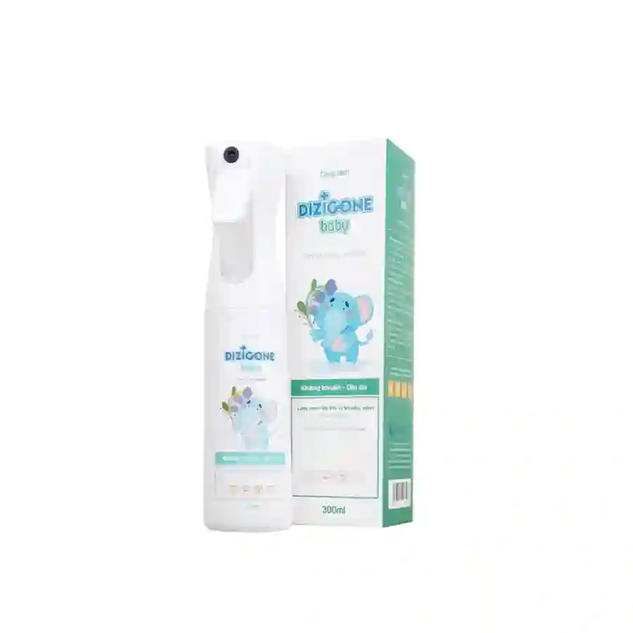 Dung dịch Dizigone Baby Sanitizing Water Terrapharm giúp làm sạch, kháng khuẩn, làm dịu da (300ml)