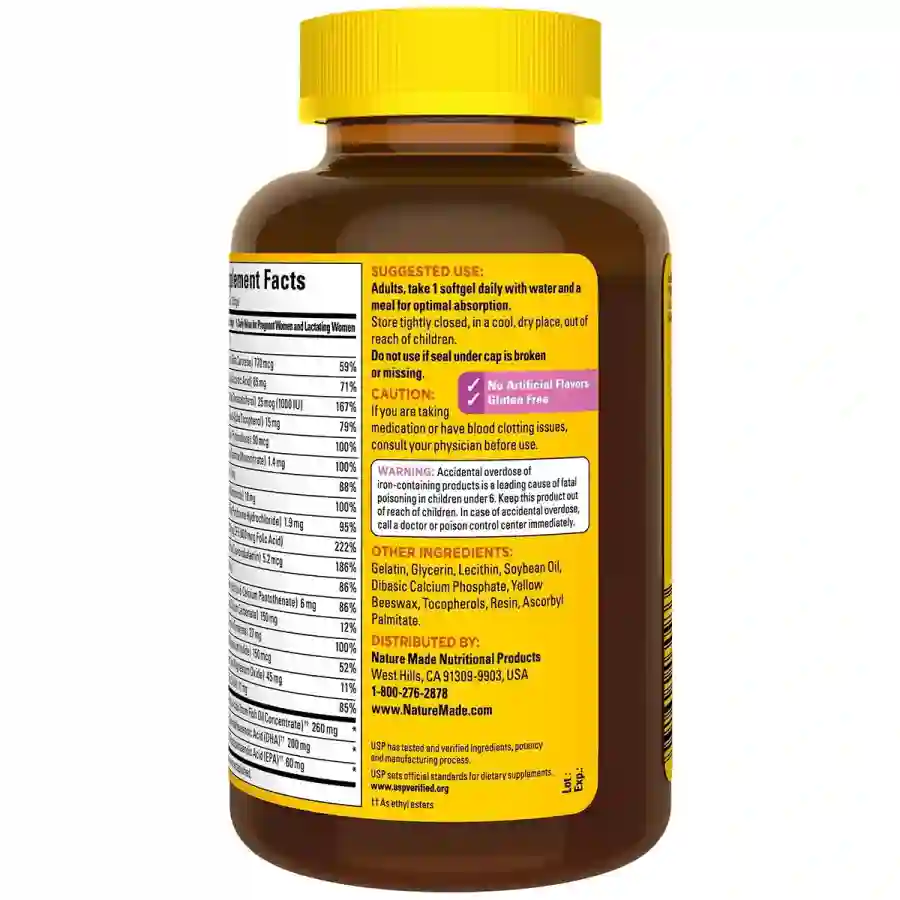 Vitamin tổng hợp cho bà bầu Prenatal Folic Acid DHA 150 viên