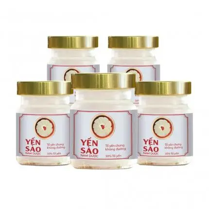 Thực phẩm bổ sung Yến Sào Nam Dược – Tổ yến chưng không đường hộp 1 lọ 70ml