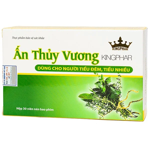 Viên uống Ấn Thủy Vương Kingphar bổ thận, giảm tiêu đêm, tiểu ngày nhiều lần 