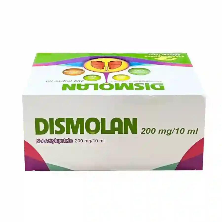 Dung dịch Dismolan CPC1HN tiêu nhầy trong bệnh nhầy nhớt (4 vỉ x 5 ống)