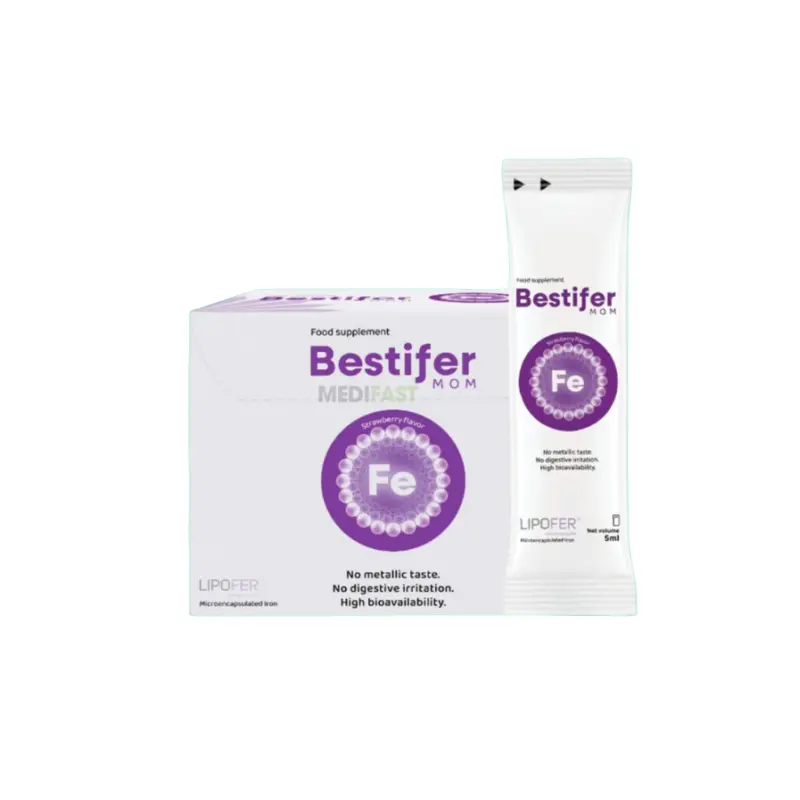 Bestifer Mom, hỗ trợ bổ sung sắt, hỗ trợ giảm thiếu máu do thiếu sắt