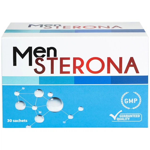 Bột hòa tan Men Sterona hỗ trợ tăng chất lượng tinh trùng (30 gói)