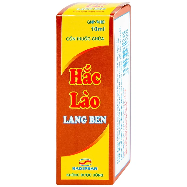 Cồn thuốc chữa Hắc Lào Lang Ben Hadiphar