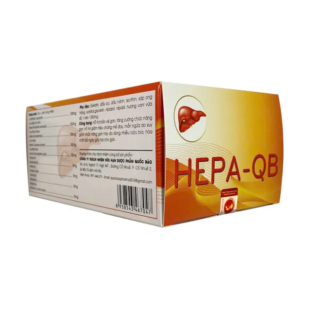 Hepa QB – Hỗ trợ giúp bổ gan, giải độc gan và bảo vệ gan