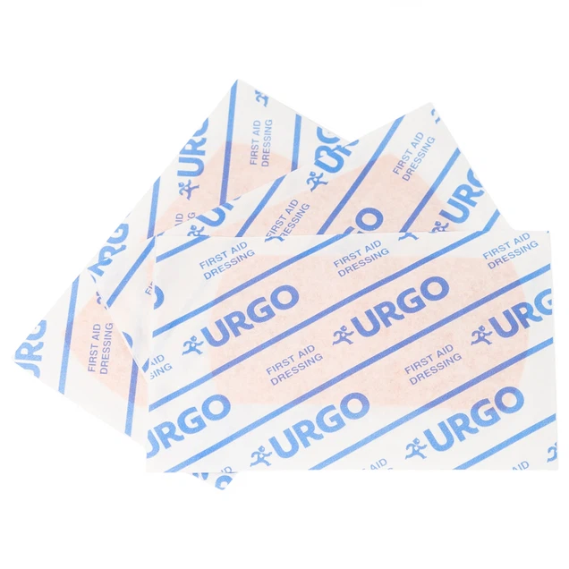 Băng cá nhân ít thấm nước Urgo Washproof Large (3.8cm x 7.2cm) hộp 30 miếng
