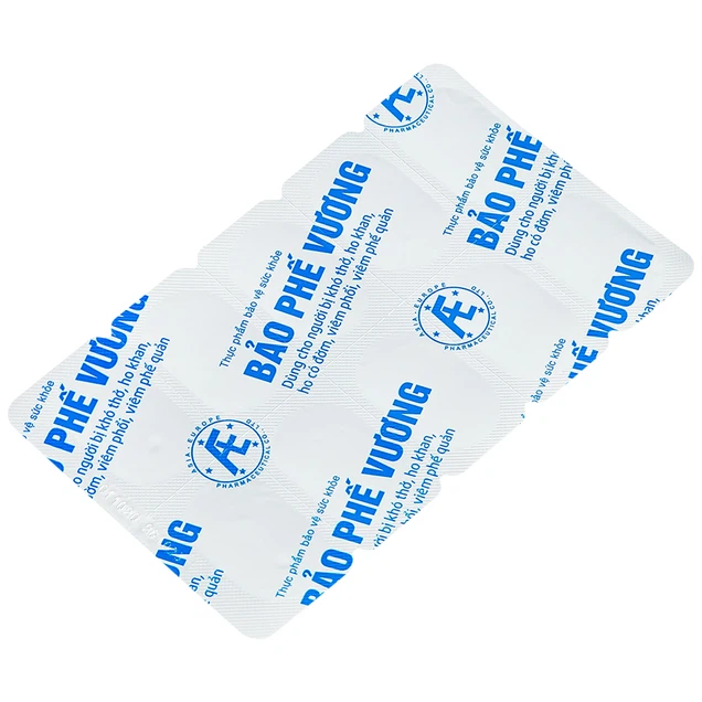 Viên uống Bảo Phế Vương Quang Minh hỗ trợ thanh phế, giảm viêm, giảm đờm, giảm ho 
