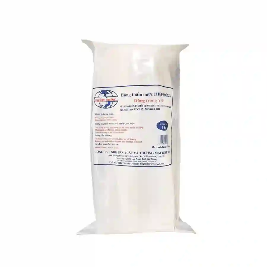 Bông y tế 1kg Hiệp Hưng