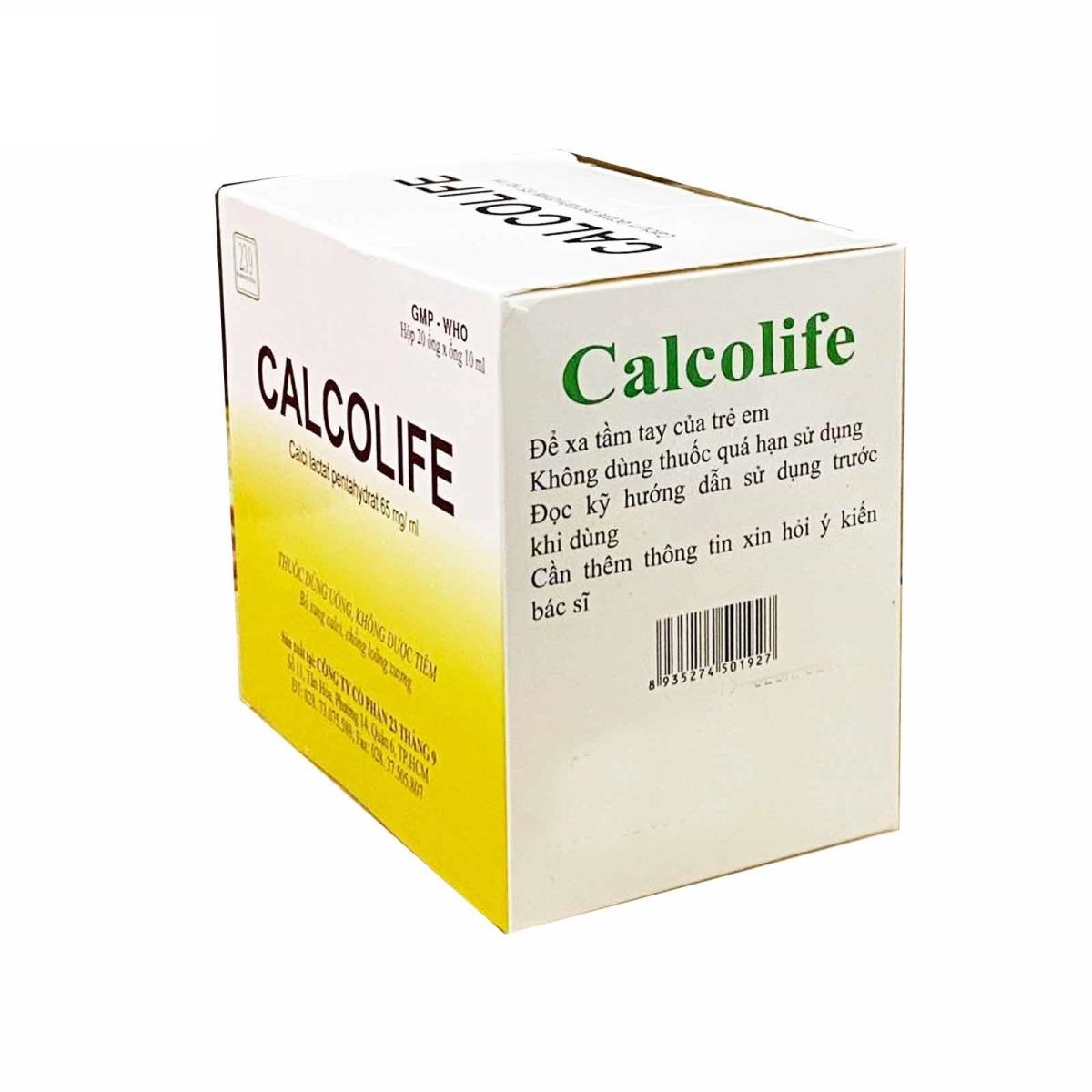 Thuốc Calcolife điều trị các vấn đề do thiếu hụt canxi gây ra