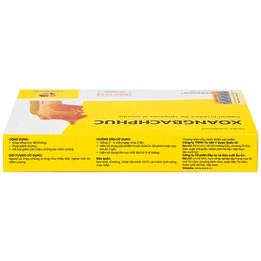 Viên uống Xoang Bách Phục Thái Minh hỗ trợ giảm triệu chứng viêm xoang (2 vỉ x 10 viên)