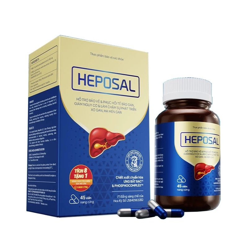 Heposal - Phục hồi và bảo vệ tế bào gan