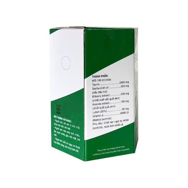 Tăng cường thị lực, ngừa khô mắt, nhức mỏi Sachi Eye