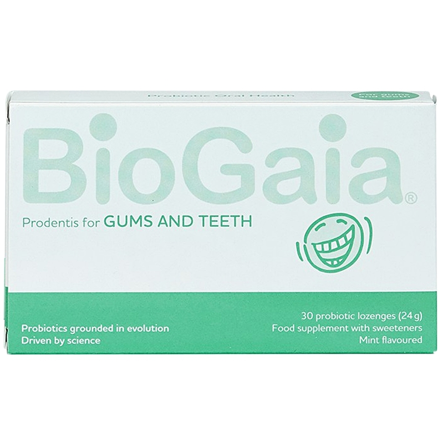 Viên ngậm nha khoa BioGaia ProDentis tái tạo sự cân bằng tự nhiên của hệ vi khuẩn trong môi trường miệng (30 viên)