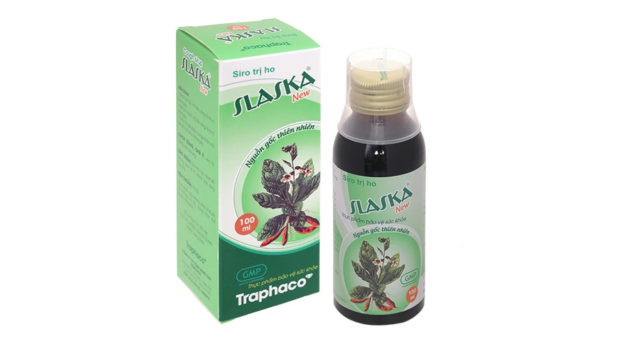 Siro Slaska Traphaco điều trị ho gió, ho khan (100ml)