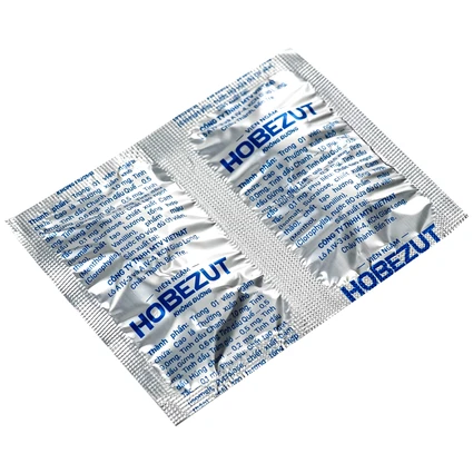 Viên ngậm Hobezut Vinacare không đường, giảm triệu chứng ho cảm (5 vỉ x 4 viên)