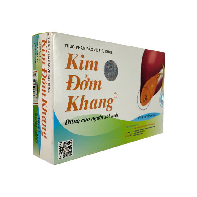 Viên uống Kim Đởm Khang Hồng Bàng hỗ trợ cho người bị sỏi mật (3 vỉ x 10 viên)