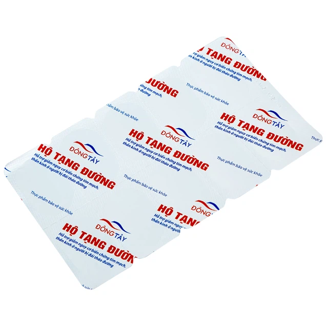 Viên uống Hộ Tạng Đường Hồng Bàng hỗ trợ hạ đường huyết, giảm cholesterol máu (3 vỉ x 10 viên)