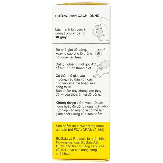 Men vi sinh BioGaia Protectis Baby Drops bổ sung lợi khuẩn cho đường tiêu hóa