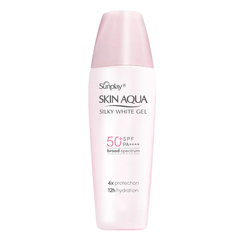Gel chống nắng dưỡng da trắng mịn - Sunplay Skin Aqua Silky White Gel