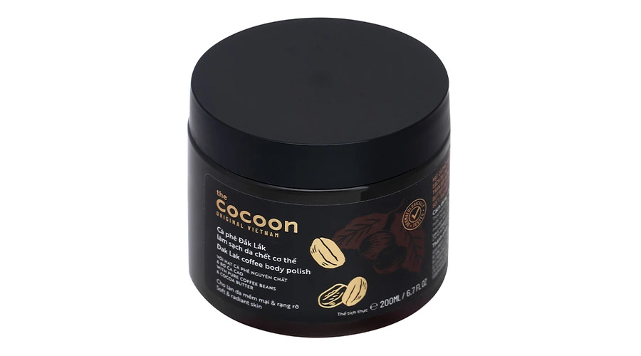 Cà phê Đắk Lắk Cocoon làm sạch da chết trên cơ thể ( 200ml )
