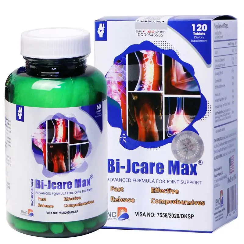 Bi-Jcare Max, hỗ trợ giảm nguy cơ thoái hóa khớp, tăng tiết dịch khớp