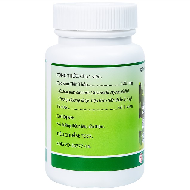 Thuốc trị sỏi thận Kim Tiền Thảo OPC hỗ trợ điều trị sỏi đường tiết niệu, sỏi thận (100 viên)