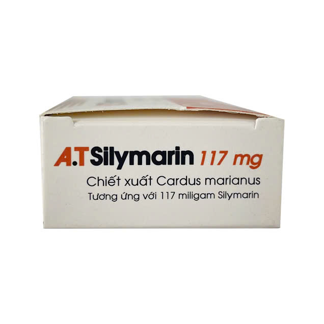 Thuốc A.T Silymarin 117mg An Thiên hỗ trợ điều trị bệnh viêm gan mạn tính, xơ gan