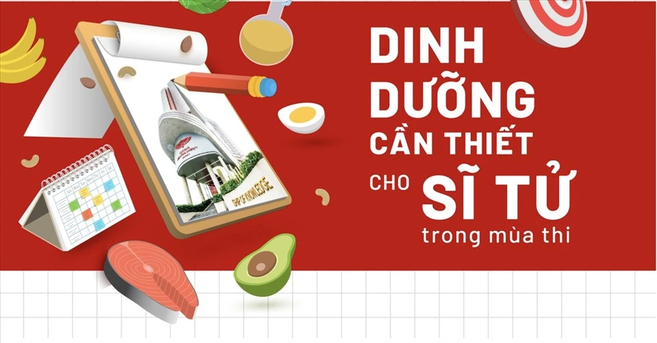 Chất dinh dưỡng quan trọng cho các sĩ tử mùa thi