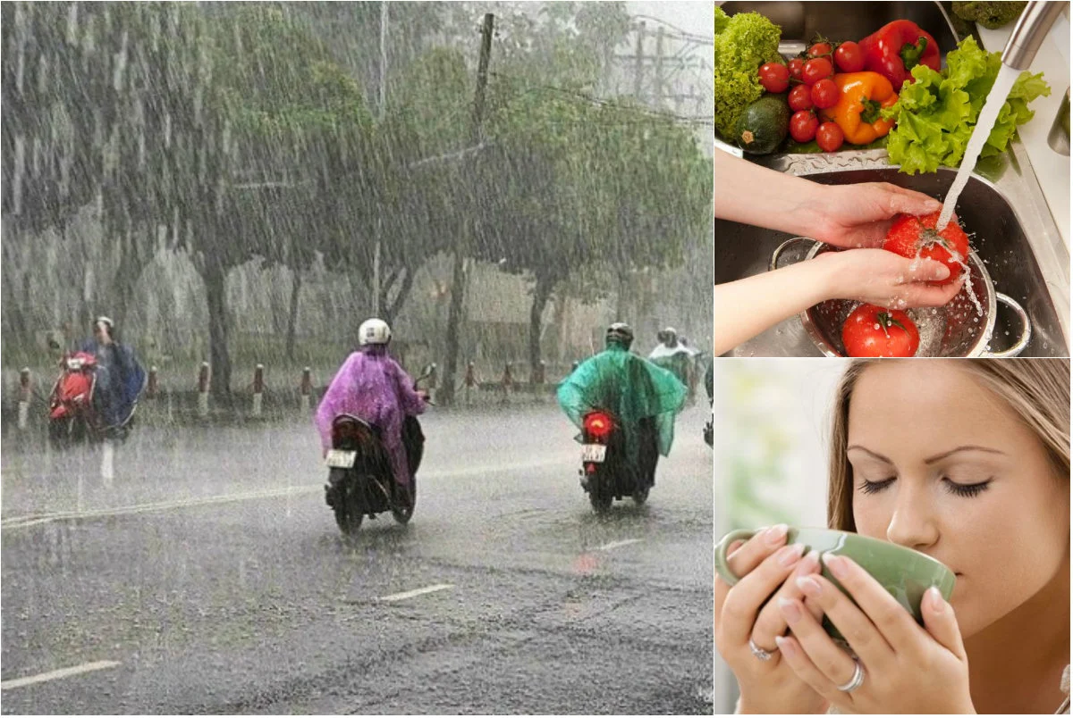 9 biện pháp bảo vệ sức khỏe trong mùa mưa bão