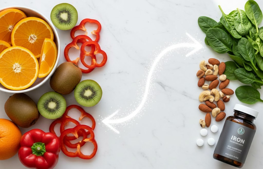 Vì sao nên bổ sung Collagen cùng Vitamin C và Sắt? Giải đáp từ cơ chế tổng hợp collagen của cơ thể