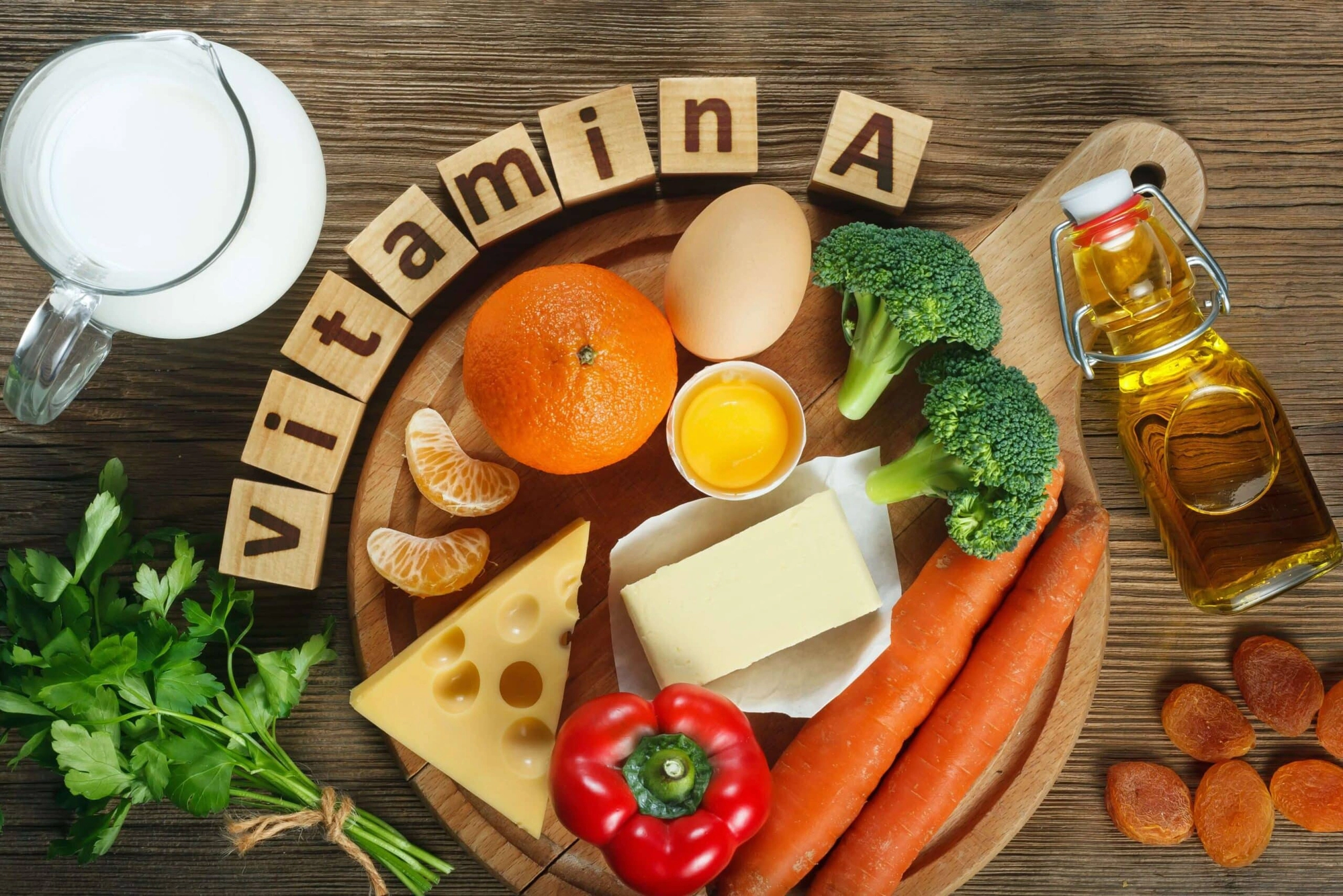 Vitamin A có nhiều ở thực phẩm nào?