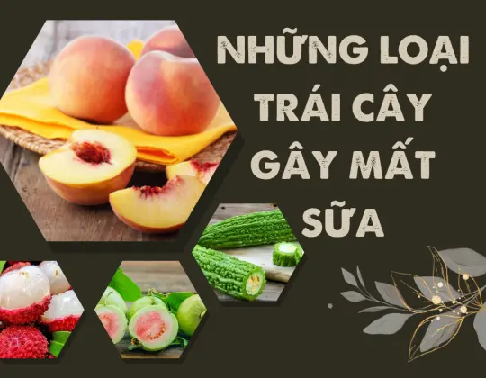 Những loại trái cây gây mất sữa mẹ cho con bú nên cân nhắc khi sử dụng
