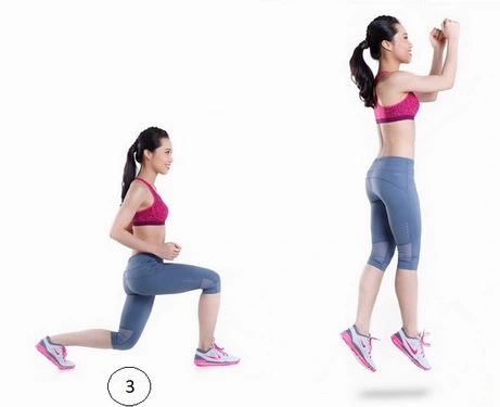 Tập lunge cho đùi, mông săn chắc